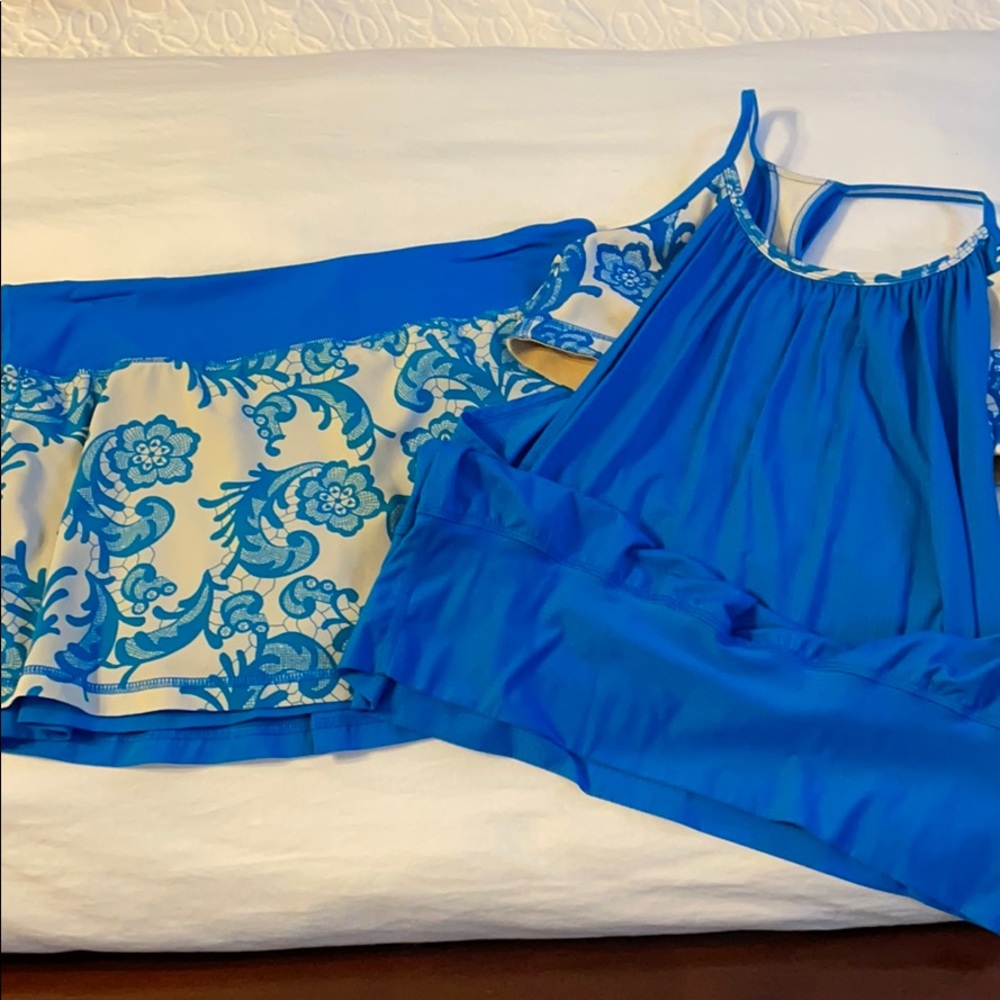 Lulu lemon matching tennis outfit